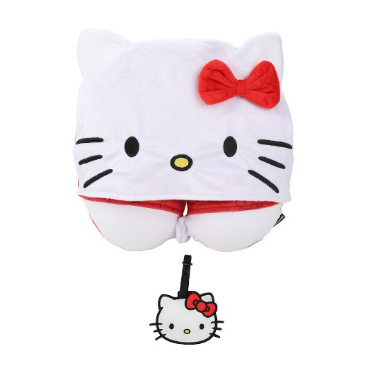 Picture of Hello Kitty Hooded Neck Pillow & Luggage Tag Set
