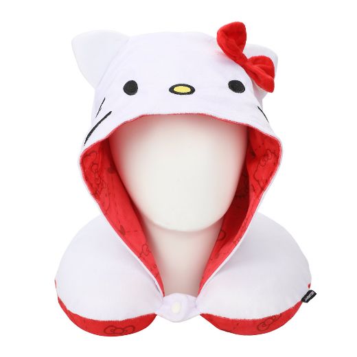 Picture of Hello Kitty Hooded Neck Pillow & Luggage Tag Set