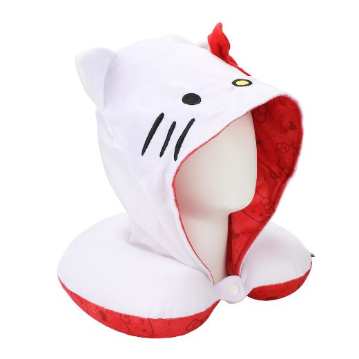 Picture of Hello Kitty Hooded Neck Pillow & Luggage Tag Set