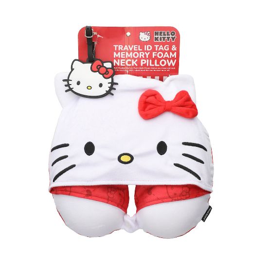 Picture of Hello Kitty Hooded Neck Pillow & Luggage Tag Set