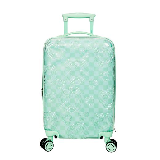 Picture of Disney Mickey Mouse Clear Embossed 20 in. Rolling Luggage