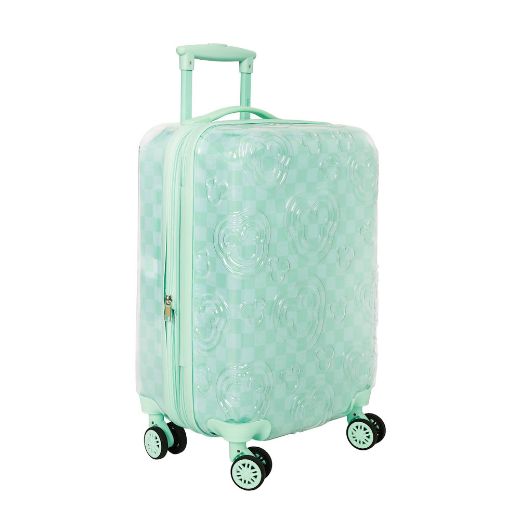 Picture of Disney Mickey Mouse Clear Embossed 20 in. Rolling Luggage