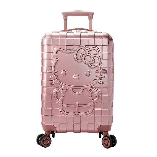 Picture of Hello Kitty Rose Embossed 20 in. Rolling Luggage