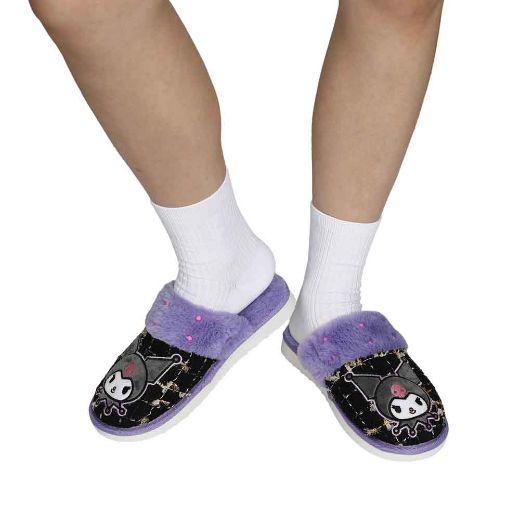 Picture of Kuromi Faux Fur Junior's Character Mules