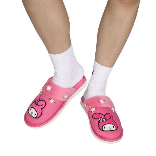 Picture of My Melody Faux Fur Junior's Character Mules