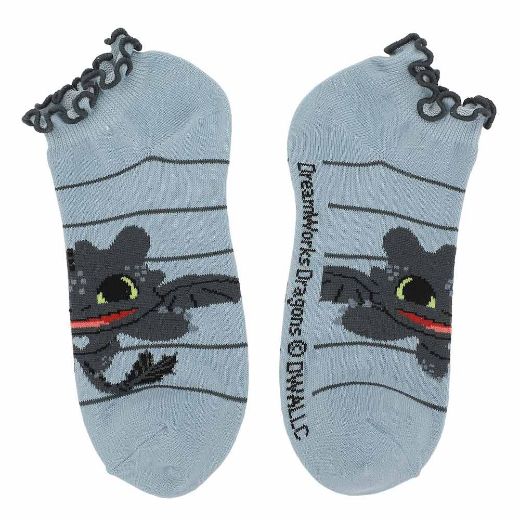 Picture of Dreamworks Dragons 5 Pair Ankle Socks