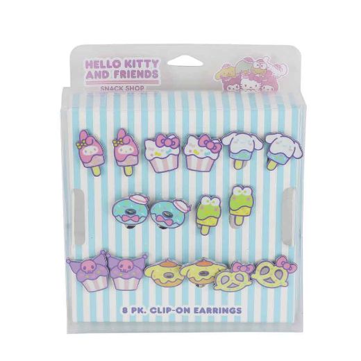 Picture of Hello Kitty & Friends 8 Pack Clip On Earring Set