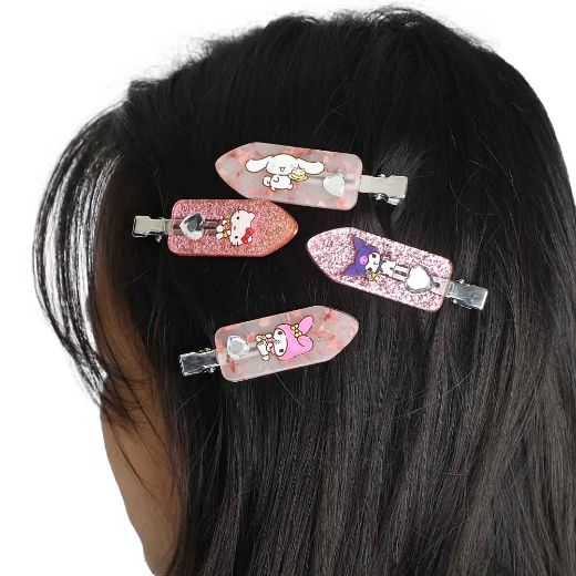 Picture of Hello Kitty & Friends 4 pc. No Crip Hair Clips
