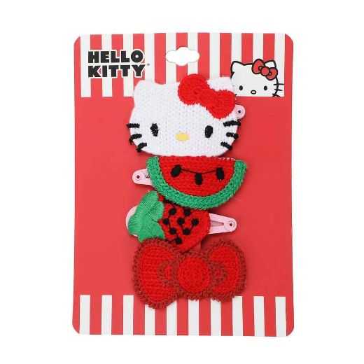 Picture of Hello Kitty 4 pc. Crocheted Hair Clips