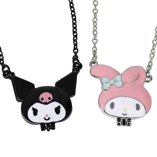 Picture of Kuromi & My Melody Bestie Locket Necklaces