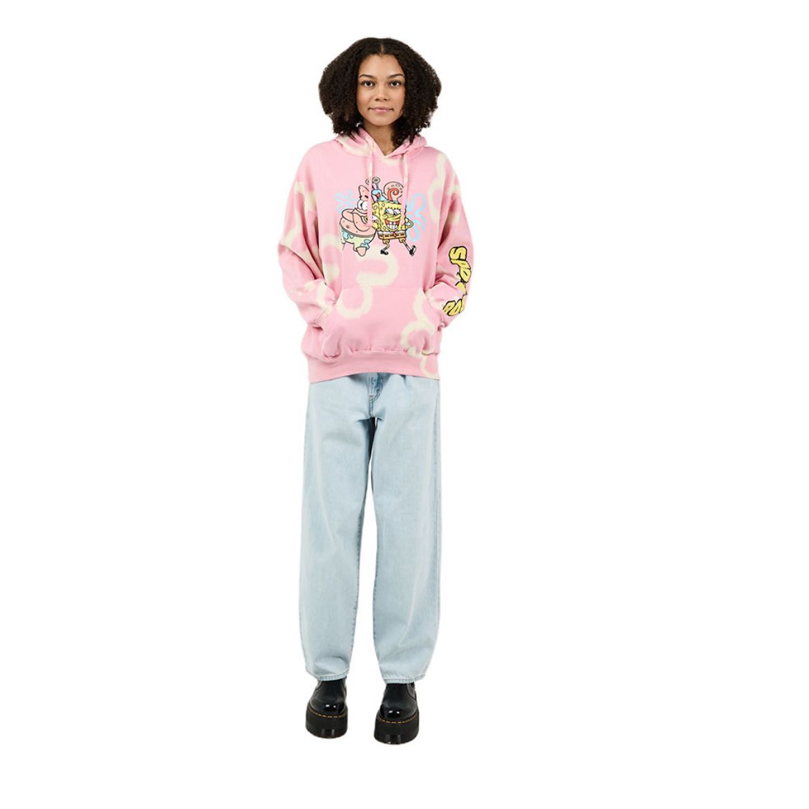 Picture of SpongeBob SquarePants Junior's Tie Dye Unisex Hoodie