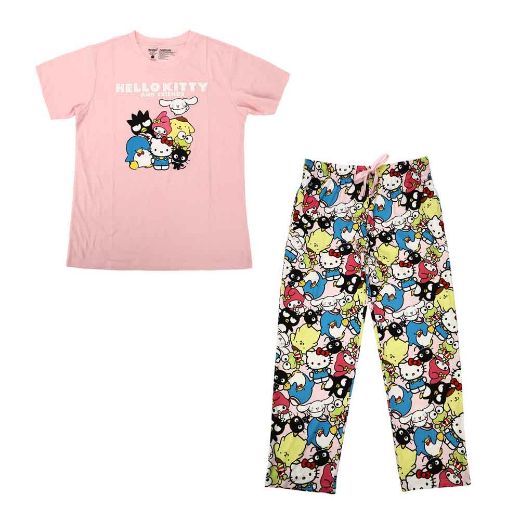 Picture of Hello Kitty & Friends Character Toss Loungwear Set