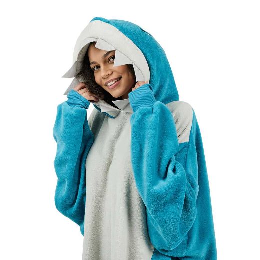 Picture of Bioworld Shark 3D Hoodie Blanket