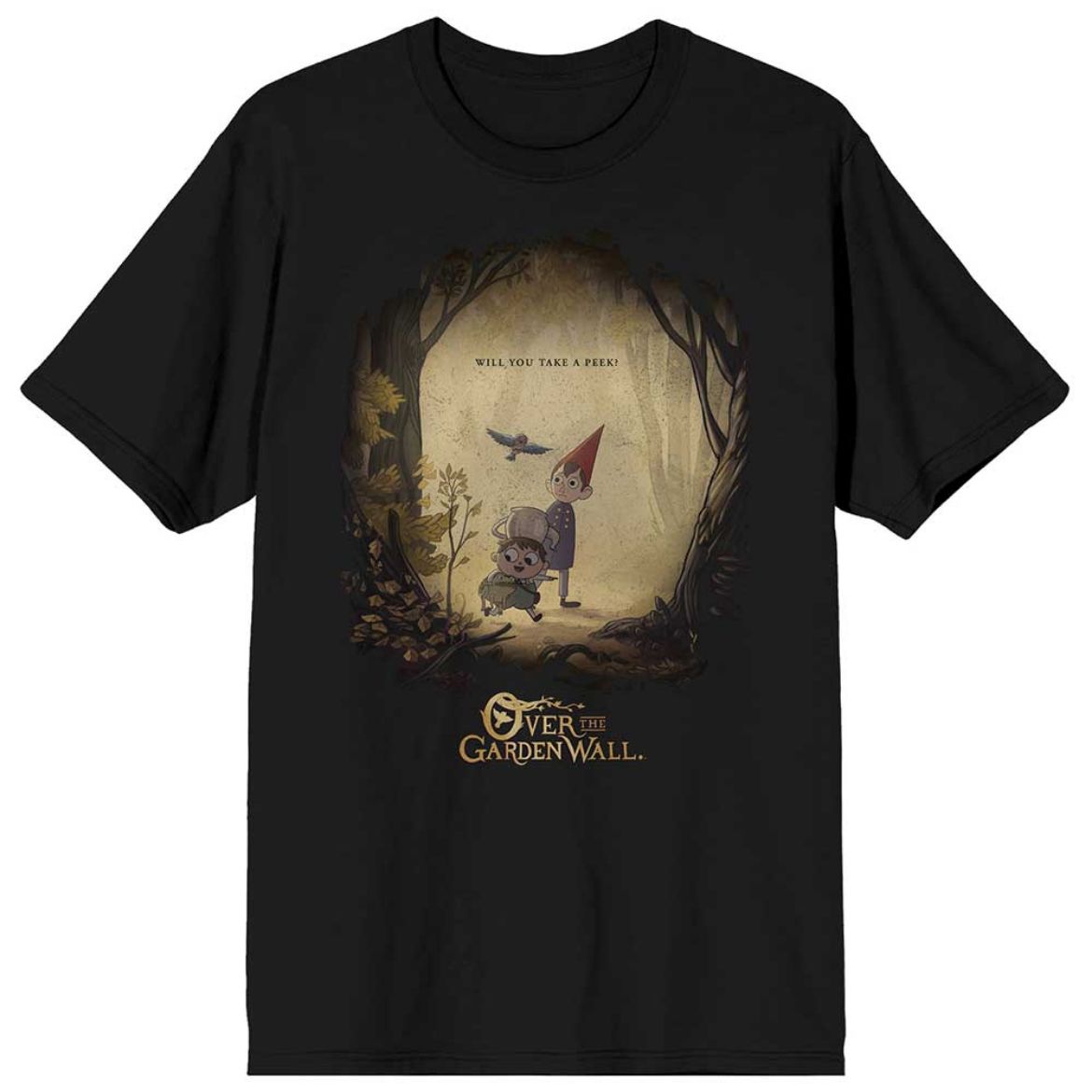Picture of Over The Garden Wall Characters in Forest Unisex Tee