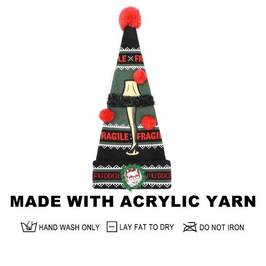 Picture of A Christmas Story Leg Lamp Santa hat