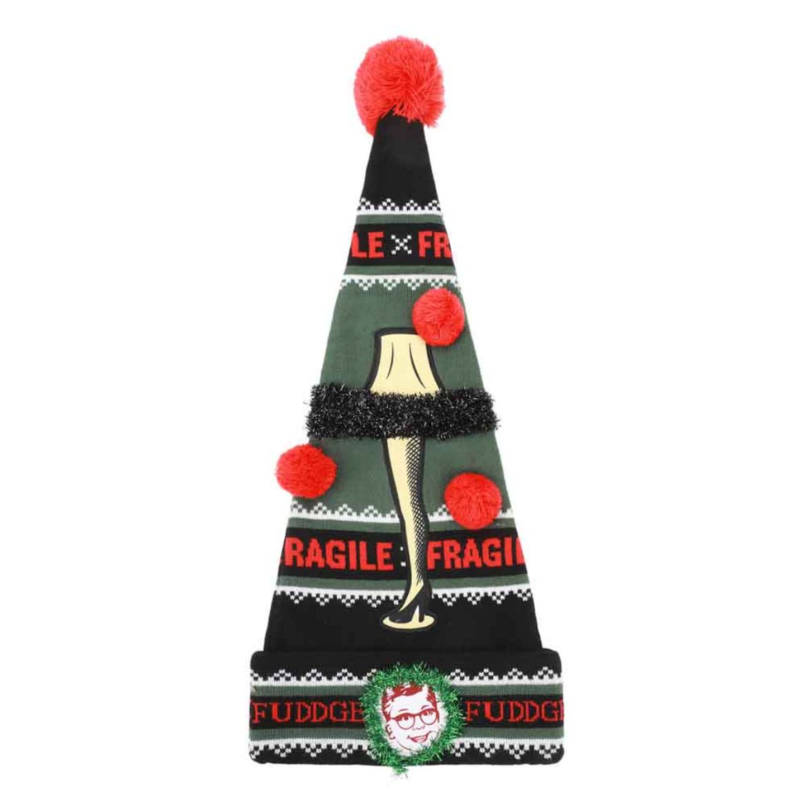 Picture of A Christmas Story Leg Lamp Santa hat