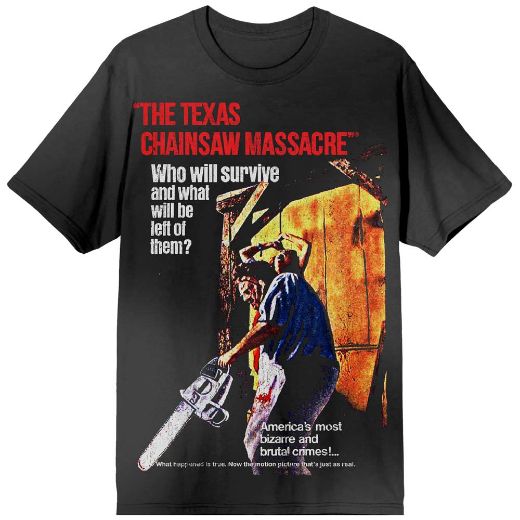 Picture of Texas Chainsaw Massacre Poster Washed Unisex Tee