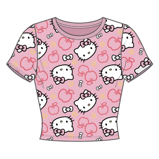 Picture of Hello Kitty Juniors Cropped Baby Tee