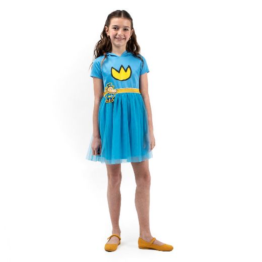 Picture of Dog Man Short Sleeve Hooded Cosplay Dress