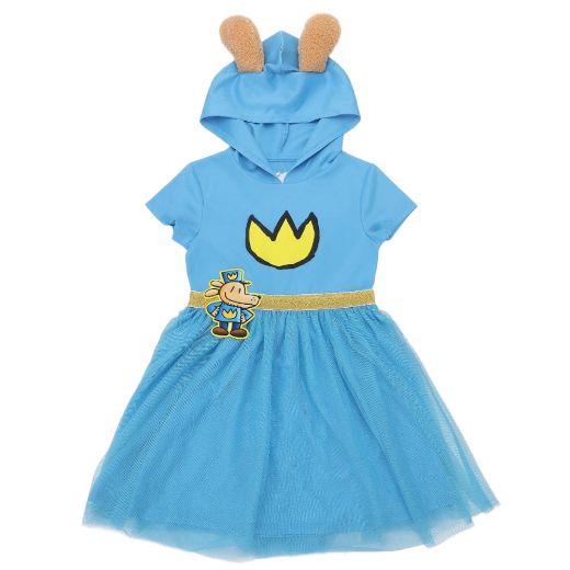 Picture of Dog Man Short Sleeve Hooded Cosplay Dress