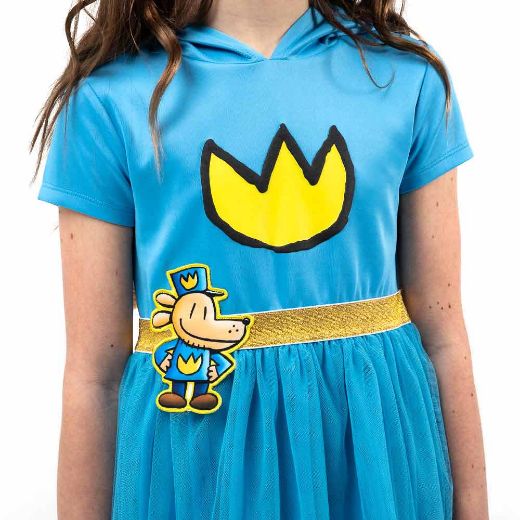 Picture of Dog Man Short Sleeve Hooded Cosplay Dress