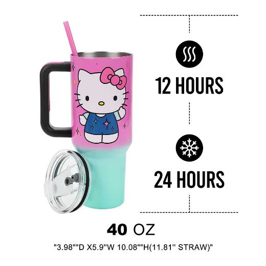 Picture of Hello Kitty Never Lose Your Sparkle 40 oz Stainless Steel Tumbler