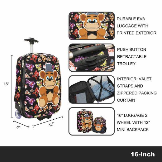 Picture of Five Nights at Freddy's 2 pc. Youth Travel Set