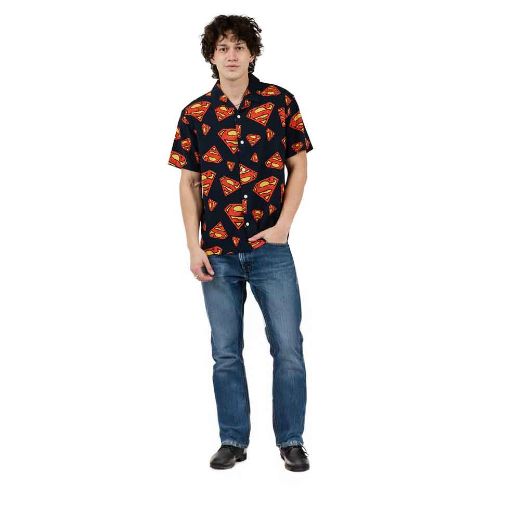 Picture of DC Comics Superman AOP Woven Button Up