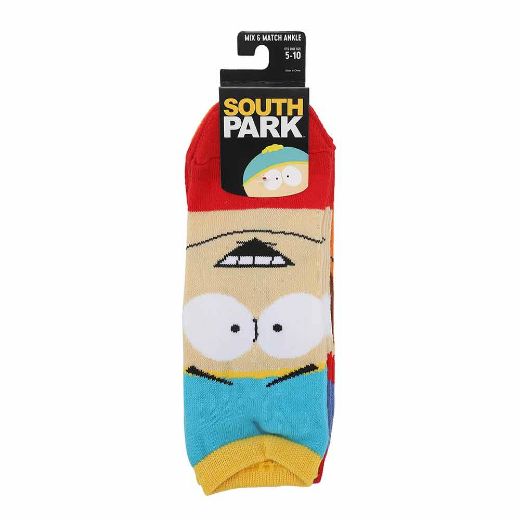Picture of South Park Characters 5 Pair Ankle Socks