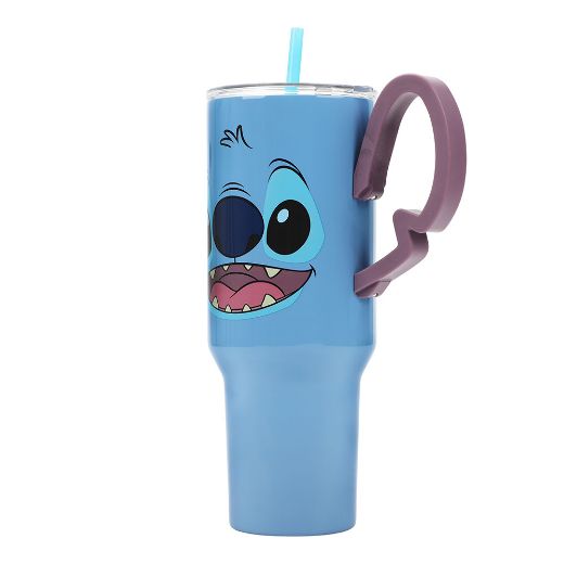 Picture of Disney Stitch Hands Up Sculpted Handles 40 oz Stainless Steel Tumbler