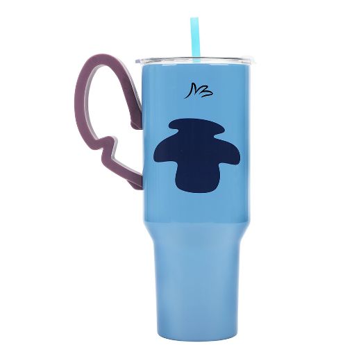 Picture of Disney Stitch Hands Up Sculpted Handles 40 oz Stainless Steel Tumbler