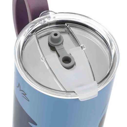 Picture of Disney Stitch Hands Up Sculpted Handles 40 oz Stainless Steel Tumbler