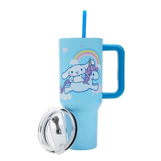 Picture of Cinnamoroll with Unicorn 40 oz Stainless Steel Tumbler