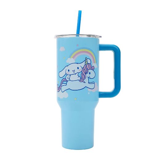 Picture of Cinnamoroll with Unicorn 40 oz Stainless Steel Tumbler