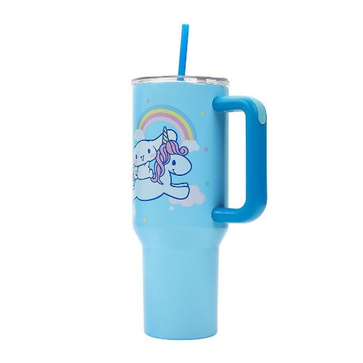 Picture of Cinnamoroll with Unicorn 40 oz Stainless Steel Tumbler