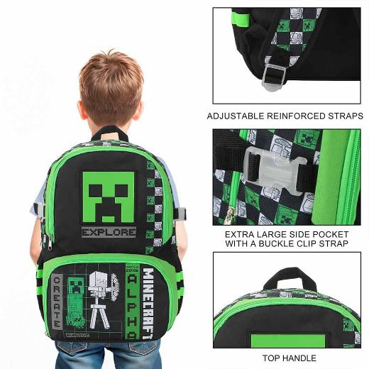 Picture of Minecraft Franchise AOP Youth Backpack