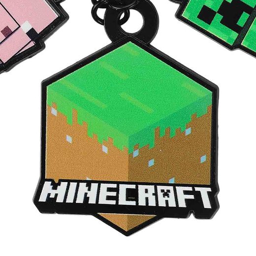 Picture of Minecraft Franchise Multi Charm Keychain