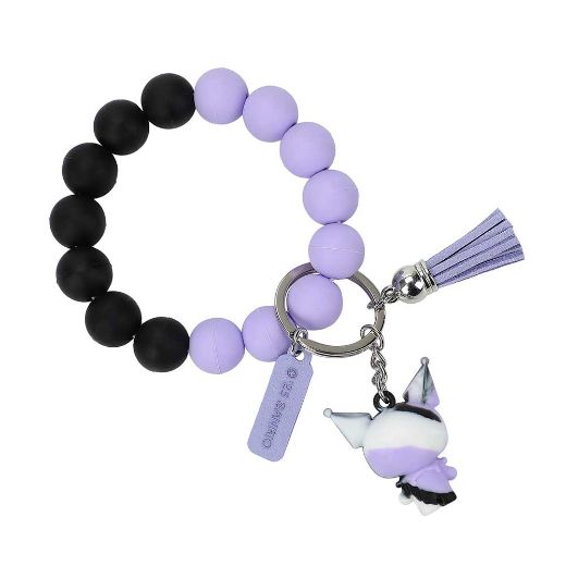 Picture of Kuromi Beaded Multi-Charm Keychain