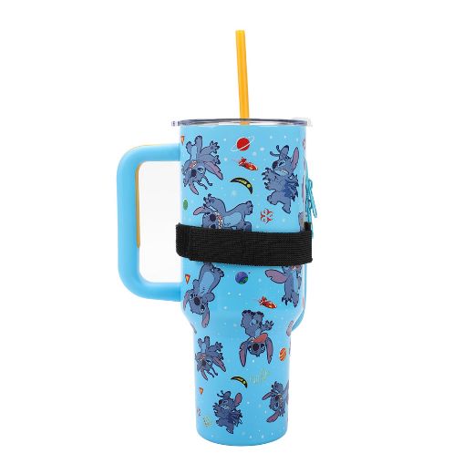 Picture of Disney Stitch 40 oz. Stainless Steel Tumbler & Bag Set
