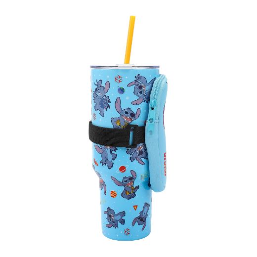 Picture of Disney Stitch 40 oz. Stainless Steel Tumbler & Bag Set
