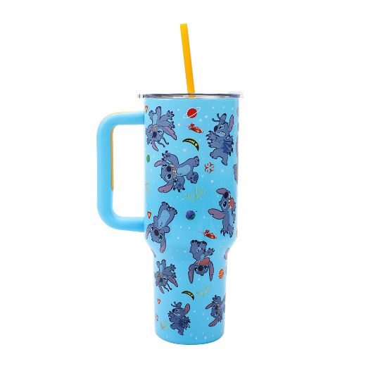 Picture of Disney Stitch 40 oz. Stainless Steel Tumbler & Bag Set