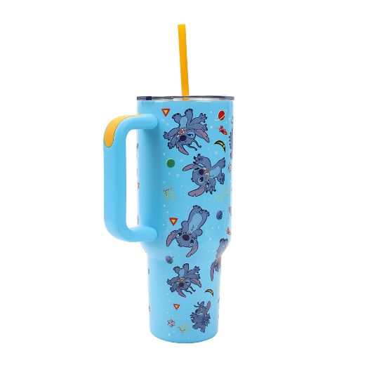 Picture of Disney Stitch 40 oz. Stainless Steel Tumbler & Bag Set