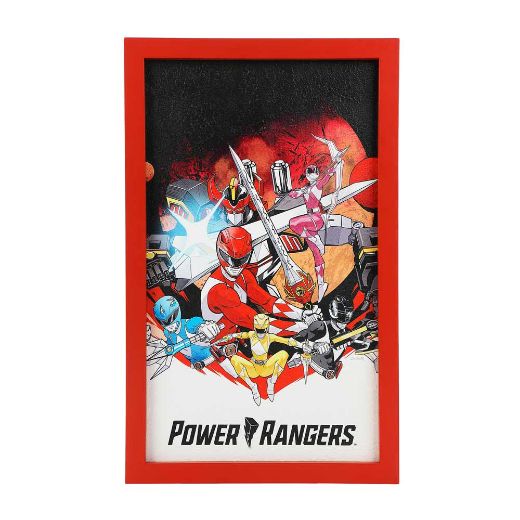 Picture of Power Rangers on 11x18 in. Printed Frame