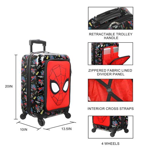 Picture of Marvel Spider Man 20 in. Rolling Luggage