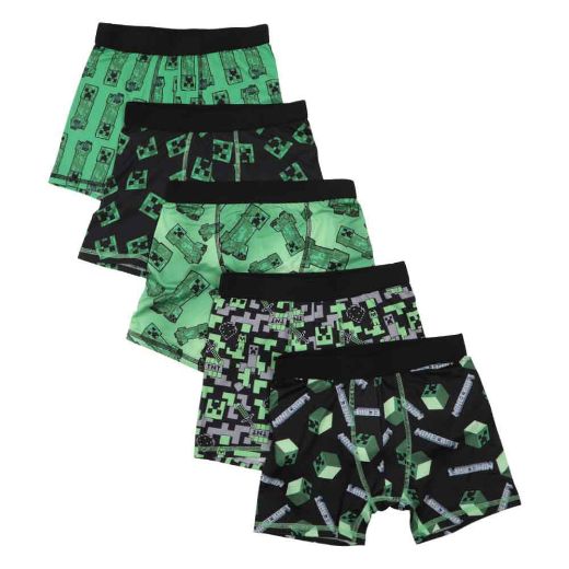 Picture of Minecraft Franchise AOP Youth 5 pc. Boxer Briefs