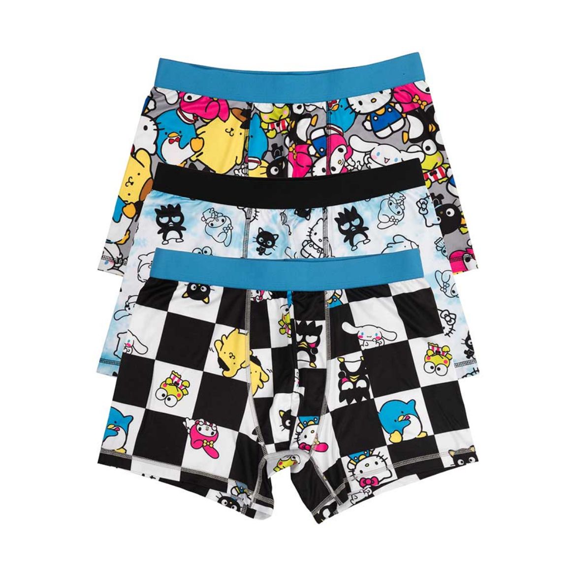 Picture of Hello Kitty & Friends AOP Adult 3 pc. Boxer Briefs
