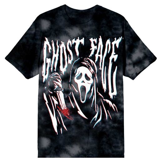 Picture of Ghost Face Crystal Washed Oversized Unisex Tee