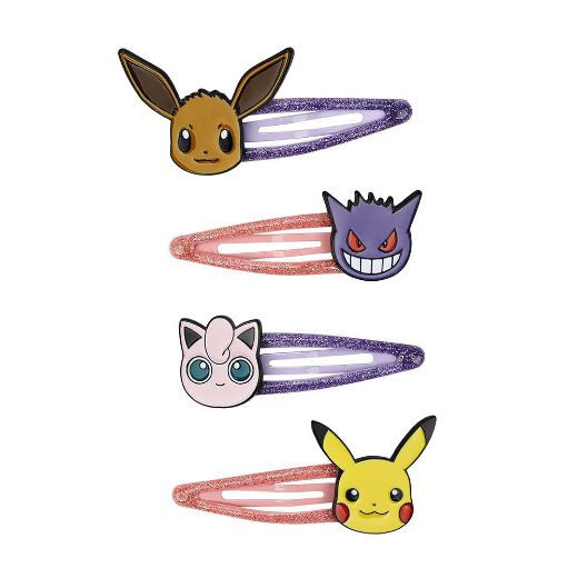 Picture of Pokemon Characters 4 pc. Hair Clip Set