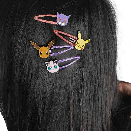 Picture of Pokemon Characters 4 pc. Hair Clip Set