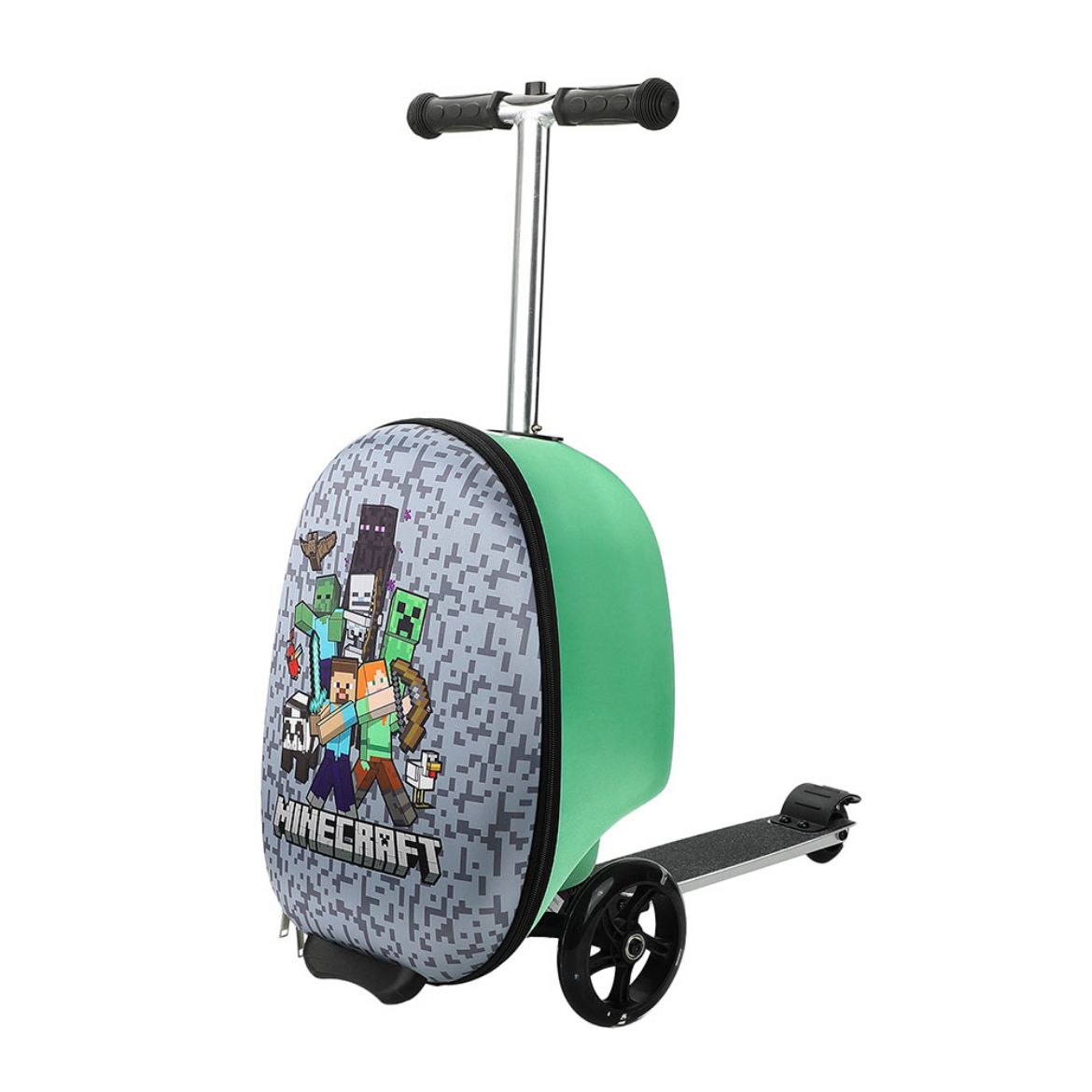 Picture of Minecraft Characters Scooter Youth Rolling Luggage